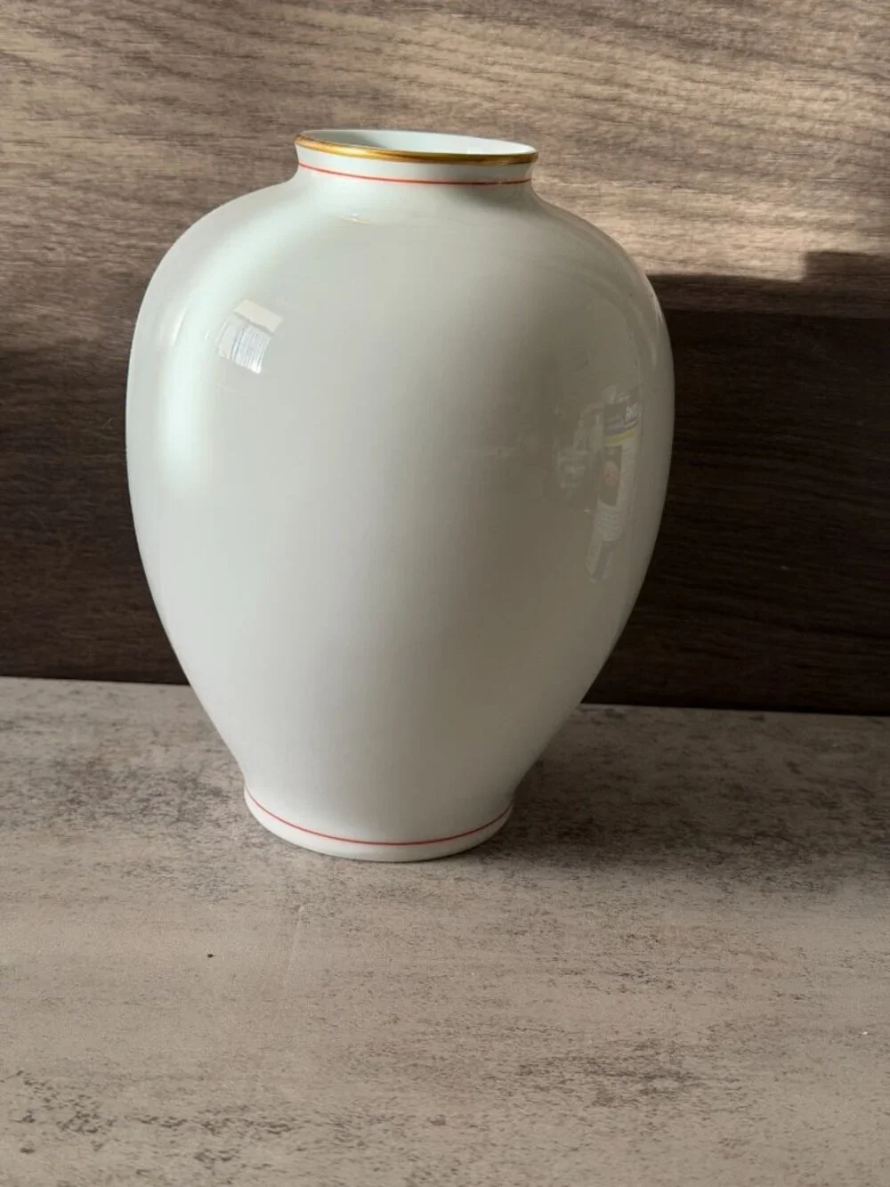 Vintage 50s Fukagawa Seiji Arita Chrystanthemum Hand Painted Vase 6.5